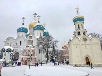 Que visitar en Moscú en invierno. Sergiev Posad con guía privado y transporte se puede disfrutar de los tours en español, incluso 