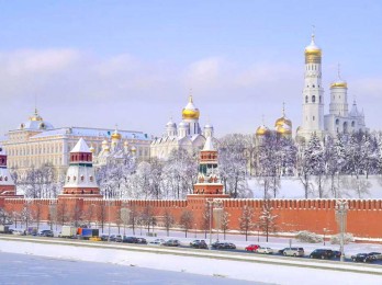 Moscú en invierno con nieve es especialmente bonito. Se realizan las actividades y tours en español todo el año