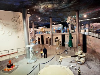 Museo espacial en Moscú, space musem Moscow o aeroespacial