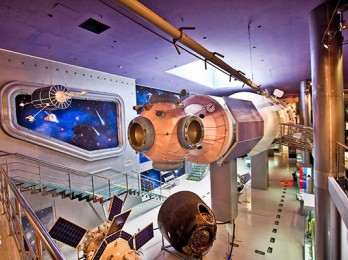 Tour al museo aeroespacial de Rusia, en Moscú. MIR, la estacion internacional espacial. 