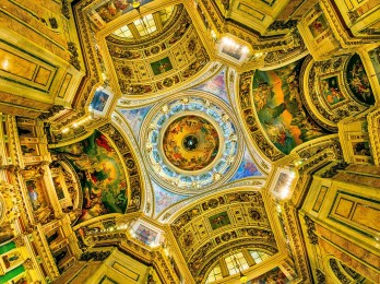 Tours privados en San Petersburgo y Moscú, Rusia. Interiores de la Catedral de San Isaac