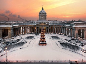Invierno en San Petersburgo. Qué hacer y ver, guía en español. La Catedral de nuestra señora de Kazán