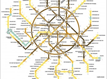 La profundidad de las estaciones del metro de Moscú en metros, explicaciones del guía