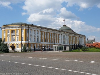 La residencia protocolar del jefe de estado de Rusia está en el Kremlin. 
