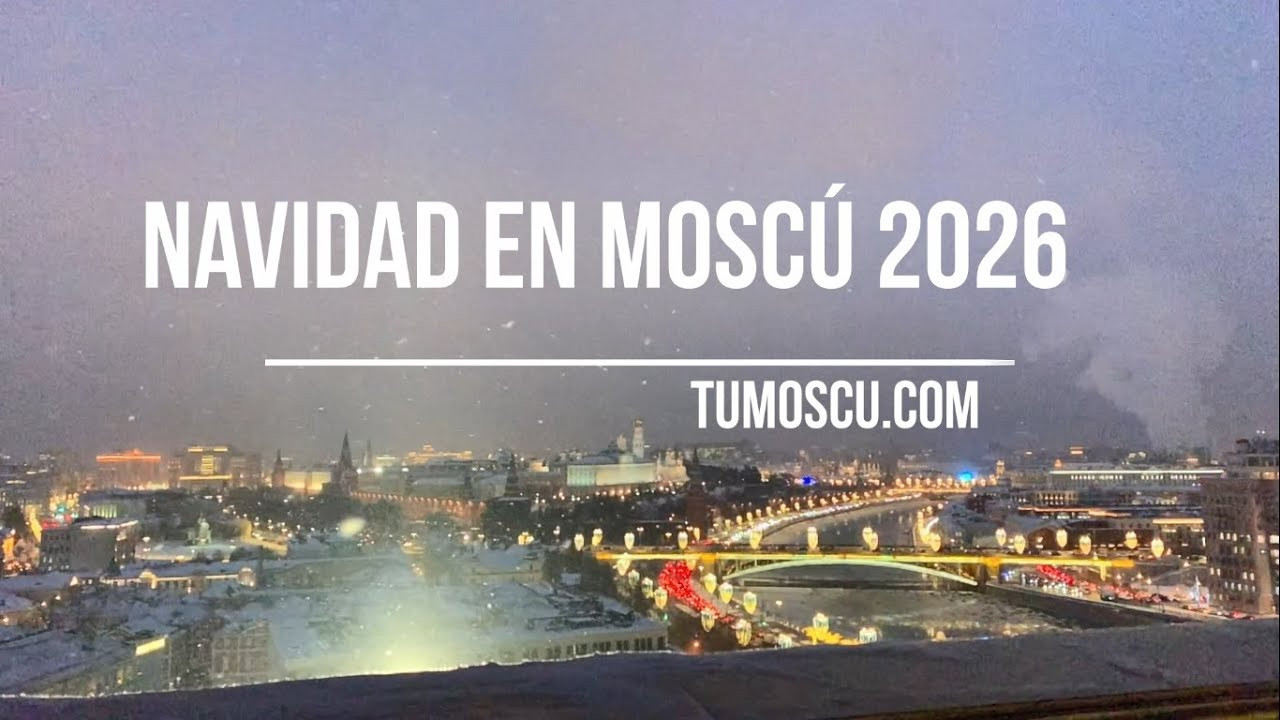 Viajar a Rusia en invierno. Navidad en Moscú 2026. 