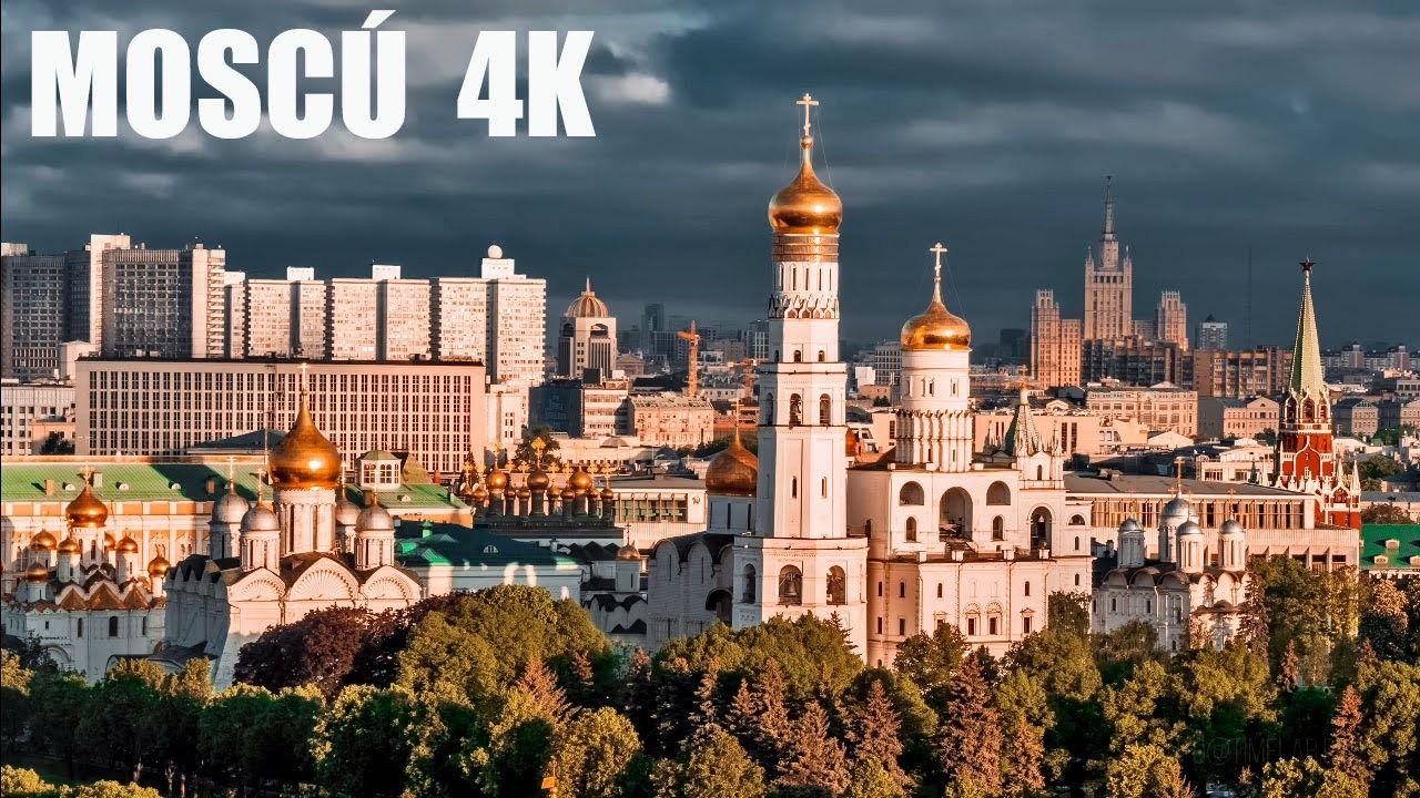 Vistas aéreas de Moscú hechas con un dron. Ultra HD