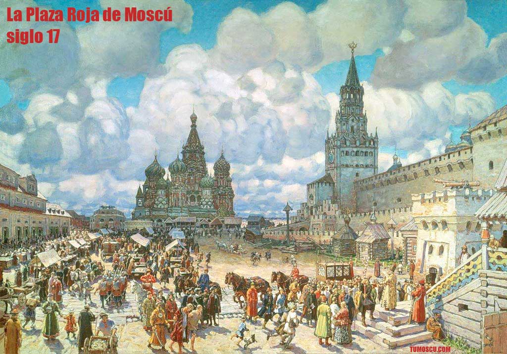 Historia de la Plaza Roja de Moscú. La Plaza Roja es el espacio público pegado a los muros del Kremlin 